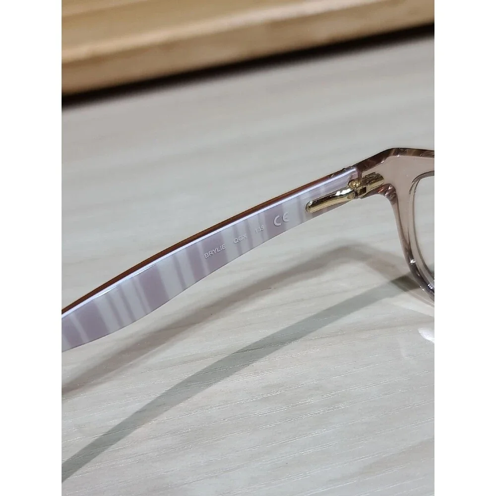 Kate Spade Brylie Eyeglasses - QGX Beige Strip White New